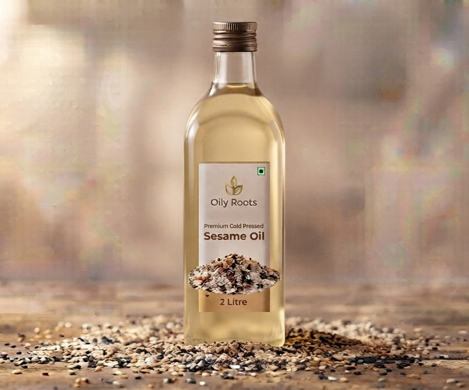 Cold-Pressed Sesame Oil (Til Tel) | Pure & Natural | OilyRoots